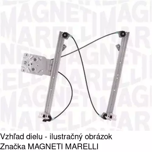 Elektrický mechanizmus okna dverí 2327PSE1 /POLCAR/ - obr. 2