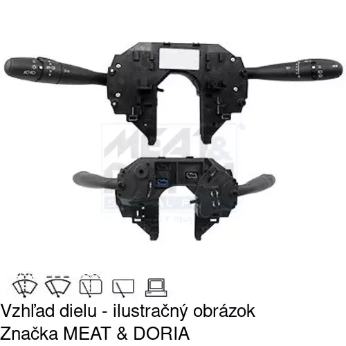 Združený prepínač 2329PZ-2 /POLCAR/ - obr. 2