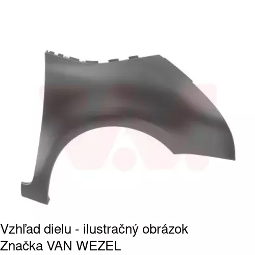 Predný blatník 233102-J /POLCAR/ - obr. 2