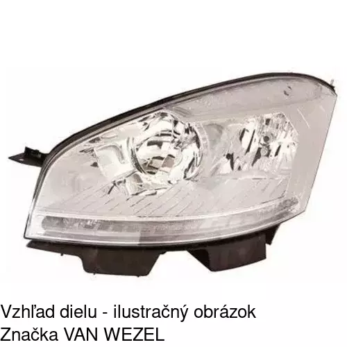 Hlavný reflektor 2331092E /POLCAR/ - obr. 3