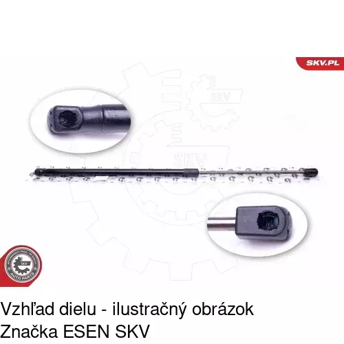 Plynová pružina 2331AB1 /POLCAR/ - obr. 4