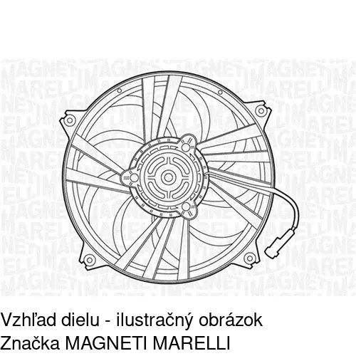 Ventilátory chladičov 233223W3 /POLCAR/ - obr. 2