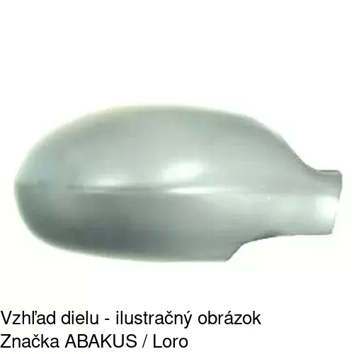 Rám vonkajšieho zrkadla 233255PM /POLCAR/ - obr. 4