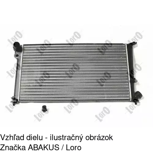 Chladiče vody 235008A6 /POLCAR/ - obr. 3