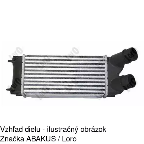 Chladiče vzduchu (Intercoolery) 2351J8-2 /POLCAR/ - obr. 3