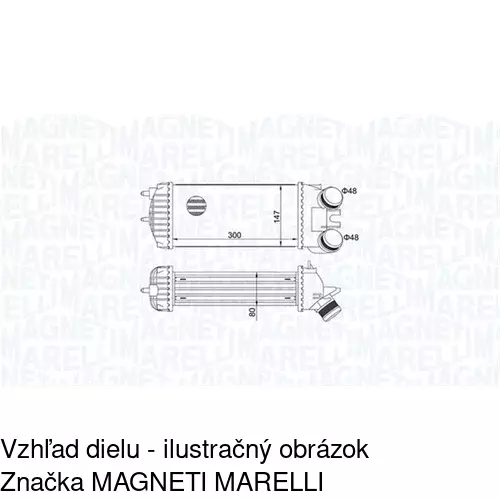 Chladiče vzduchu (Intercoolery) POLCAR 2351J83X