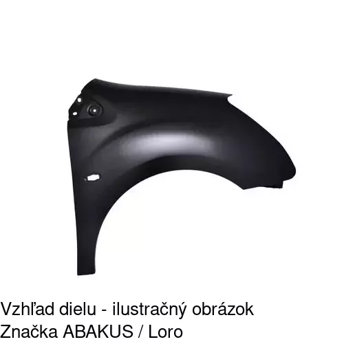 Predný blatník 235202 /POLCAR/ - obr. 2