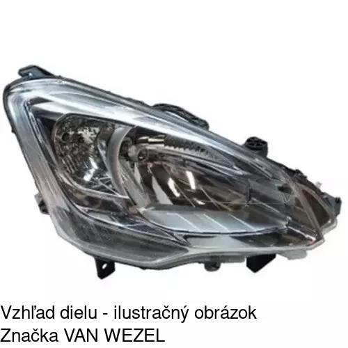 Hlavný reflektor 235210-V /POLCAR/ - obr. 5