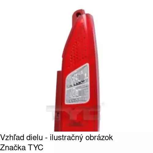 Zadné svetlo POLCAR 2352882E