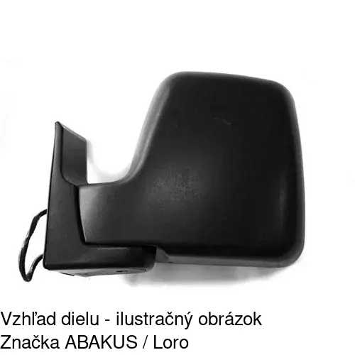 Vonkajšie zrkadlo 2395514E /POLCAR/ - obr. 1