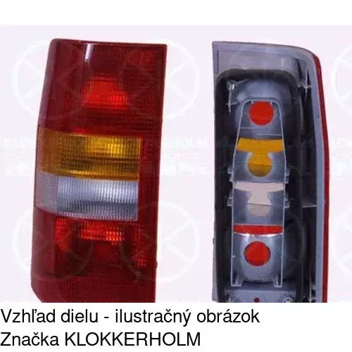 Zadné svetlo 2395870E /POLCAR/ - obr. 2