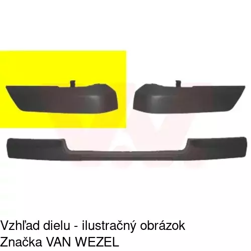 Lišta nárazníka 239607-5 /POLCAR/ - obr. 1
