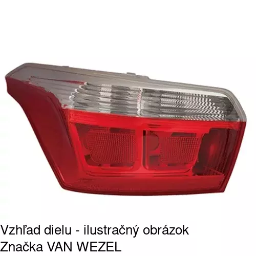 Zadné svetlo 23B287-U /POLCAR/ - obr. 2