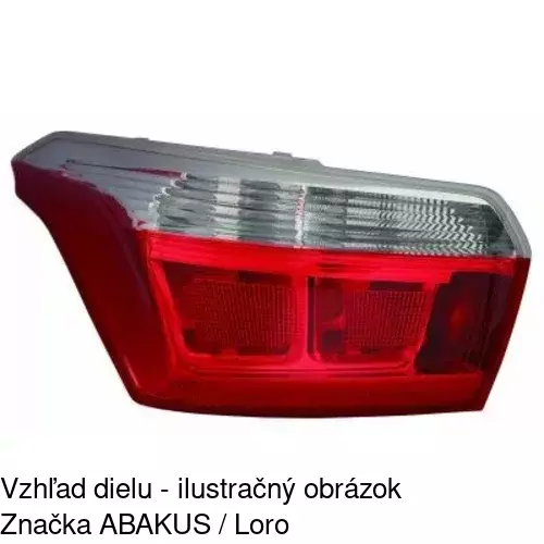 Zadné svetlo 23B288-U /POLCAR/ - obr. 1