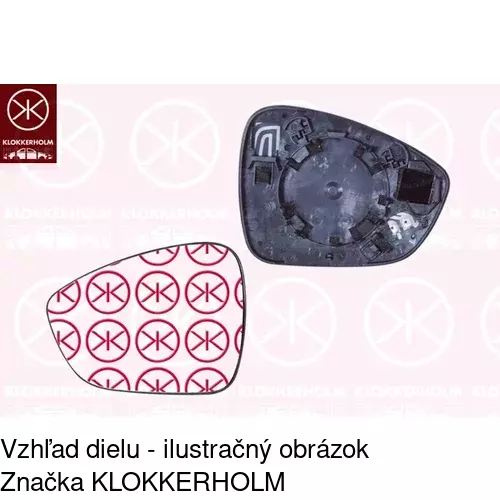 Vonkajšie zrkadlo 23M1526M /POLCAR/ - obr. 1