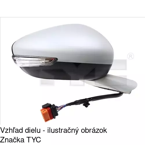 Rám vonkajšieho zrkadla POLCAR 23M155PM