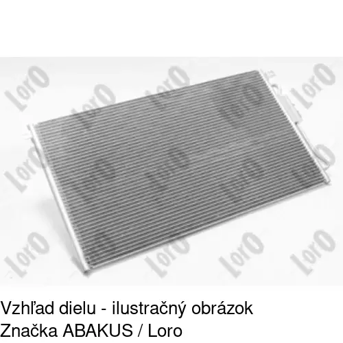 Chladiče klimatizácie 2401K8C4 /POLCAR/ - obr. 1