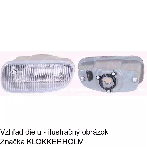 Hmlové svetlo - predné POLCAR 240630-E