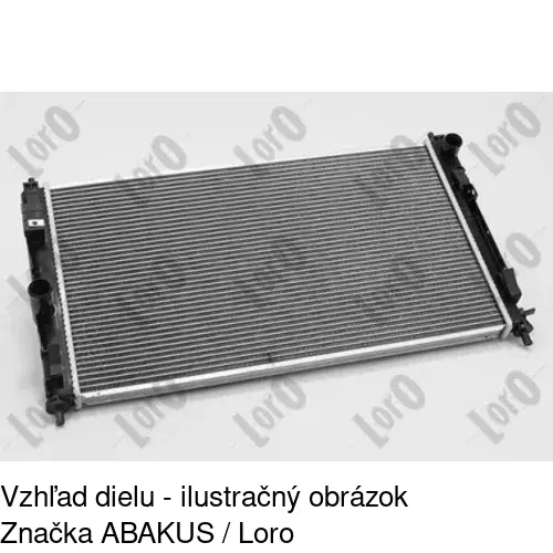 Chladiče vody 2413081K /POLCAR/ - obr. 1