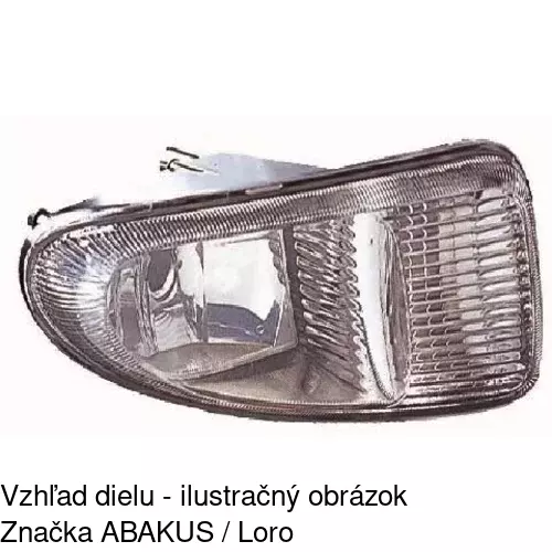 Hmlové svetlo - predné POLCAR 242029