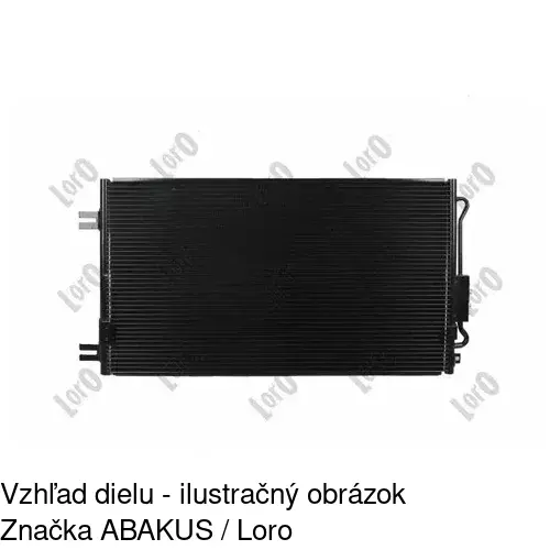 Chladiče klimatizácie 2421K8C1 /POLCAR/ - obr. 1