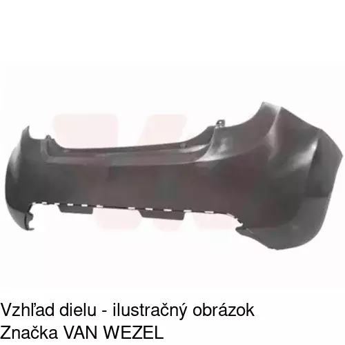 Zadný nárazník 250296-1 /POLCAR/ - obr. 1