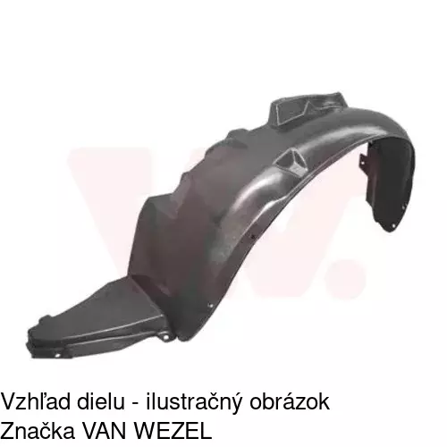 Podblatník (plast) 2505FL1T /POLCAR/ - obr. 1