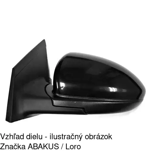 Vonkajšie zrkadlo 2508515S /POLCAR/ - obr. 3