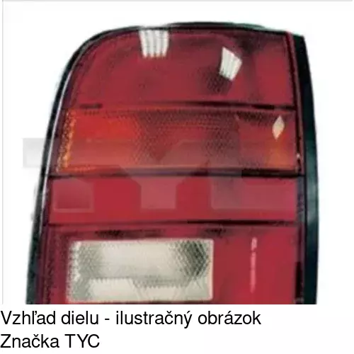 Zadné svetlo POLCAR 2705880E