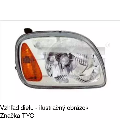Hlavný reflektor POLCAR 2706103E