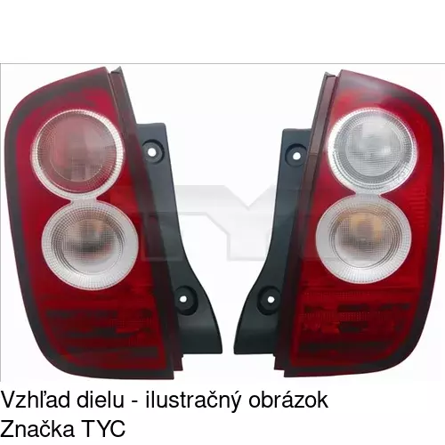 Zadné svetlo POLCAR 2707880E