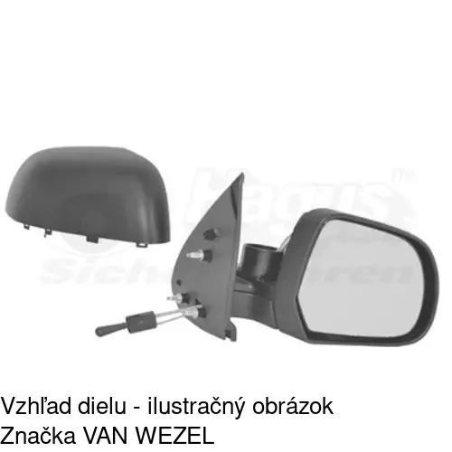 Vonkajšie zrkadlo 2708521E /POLCAR/ - obr. 4