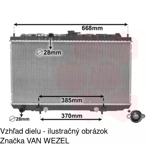 Chladiče vody 273408-2 /POLCAR/ - obr. 3