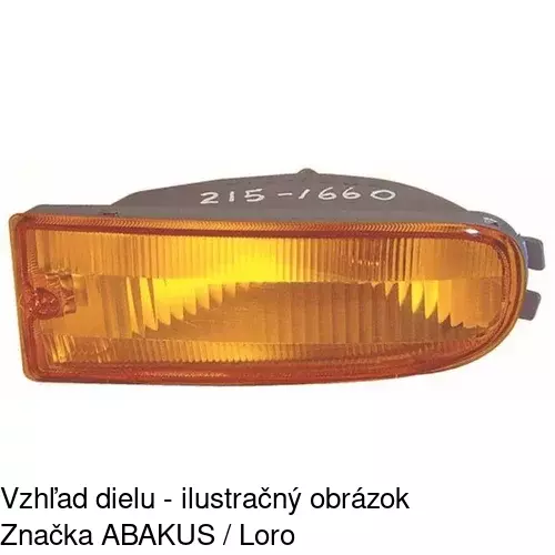 Obrysové svetlo 2750201E /POLCAR/ - obr. 1