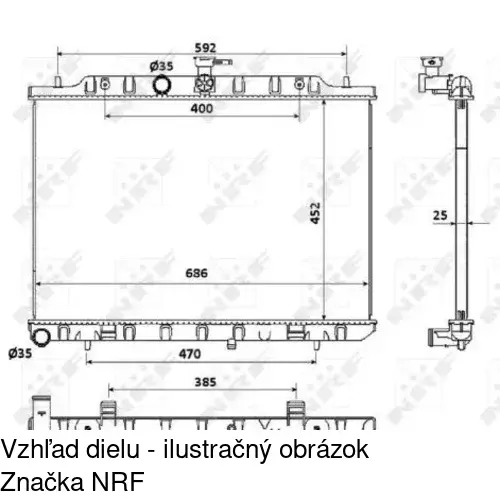Chladiče vody POLCAR 2751083K