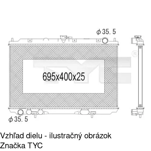 Chladiče vody POLCAR 2756082K