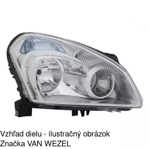 Hlavný reflektor 2759101H /POLCAR/ - obr. 3