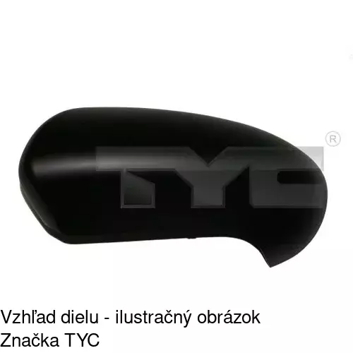 Rám vonkajšieho zrkadla 275954PM /POLCAR/ - obr. 1