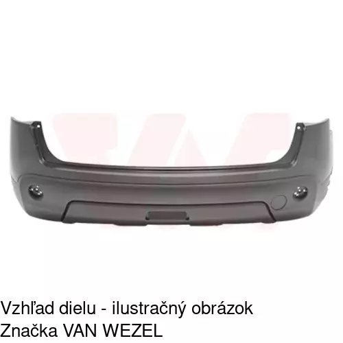 Zadný nárazník 275996-1 /POLCAR/