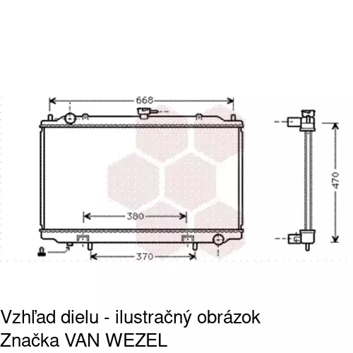 Chladiče vody 276108-3 /POLCAR/ - obr. 3