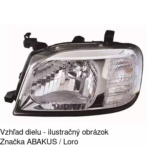 Hlavný reflektor 278209-E /POLCAR/ - obr. 3