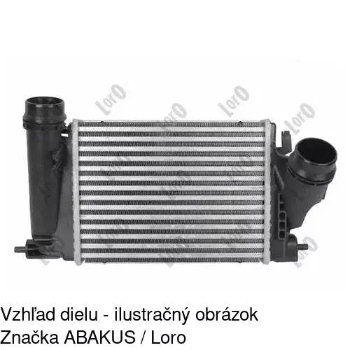 Chladiče vzduchu (Intercoolery) 27C1J82X /POLCAR/ - obr. 1