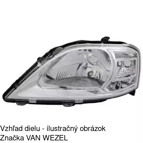 Hlavný reflektor 2801091E /POLCAR/ - obr. 3