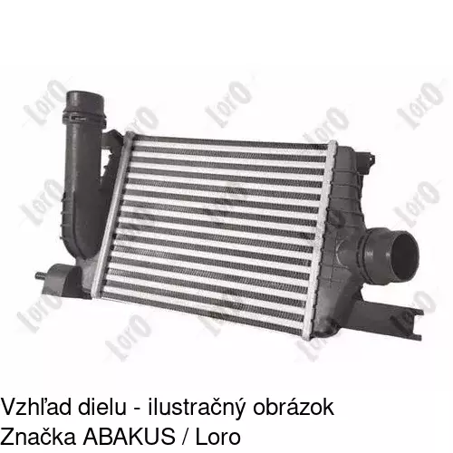 Chladiče vzduchu (Intercoolery) 2820J8-1 /POLCAR/ - obr. 2