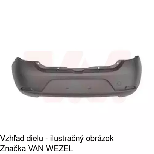 Zadný nárazník 28B196 /POLCAR/ - obr. 1