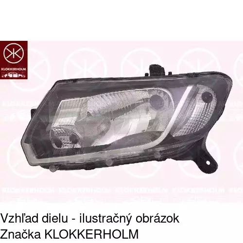 Hlavný reflektor 28B2100E /POLCAR/ - obr. 1