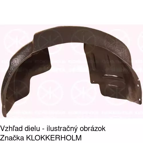 Podblatník (plast) POLCAR 2902FP-1
