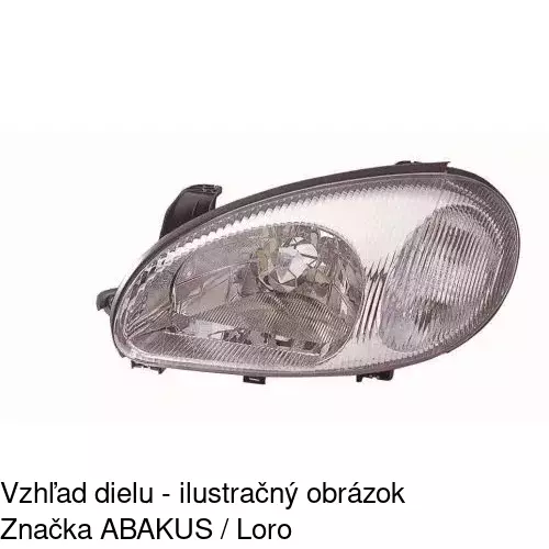 Hlavný reflektor 2912096E /POLCAR/ - obr. 5