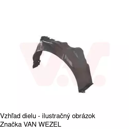 Podblatník (plast) 2912FL-1 /POLCAR/ - obr. 1