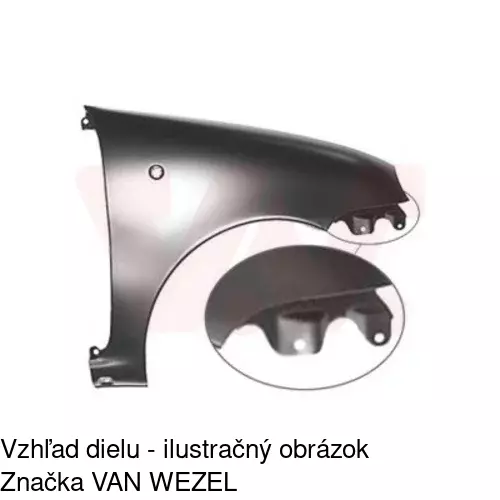 Predný blatník 300202 /POLCAR/ - obr. 2